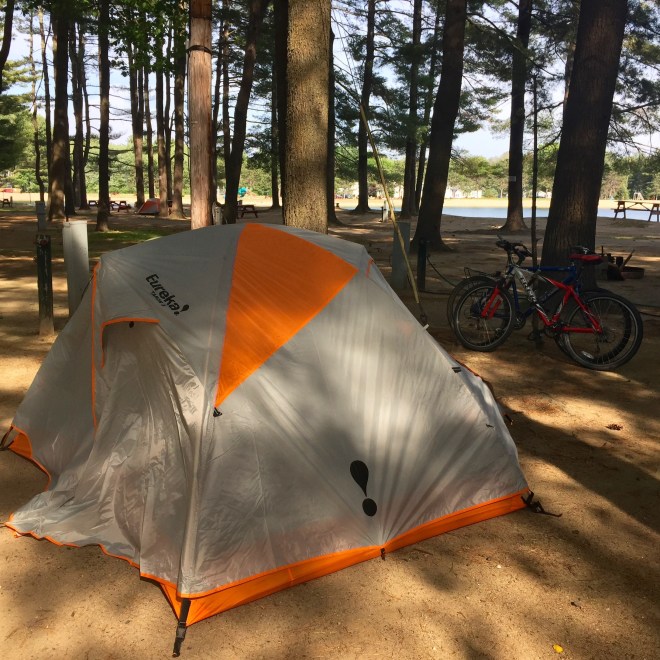 Our first camping trial was a success