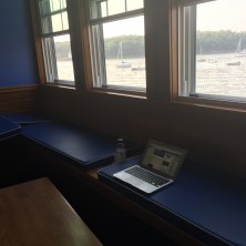 A hot day on Peaks Island