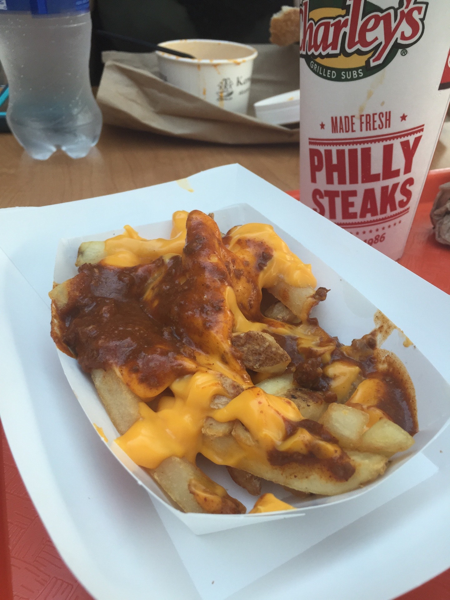 Checked in at Charleys Philly Steaks