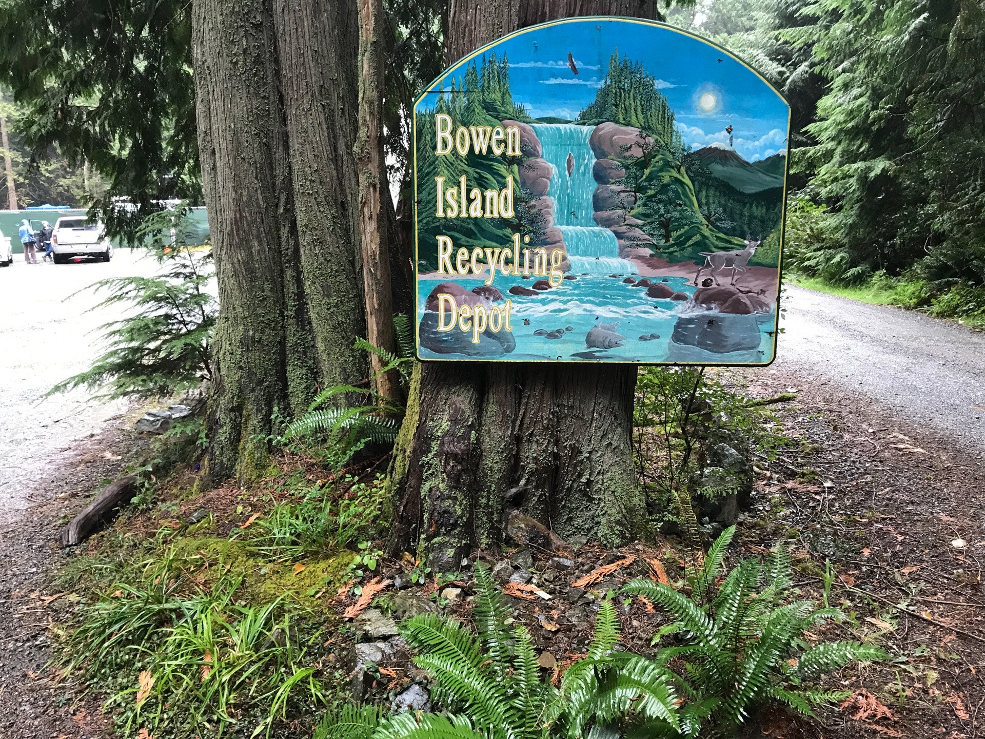 Checked in at Bowen Island Recycling Depot (BIRD)