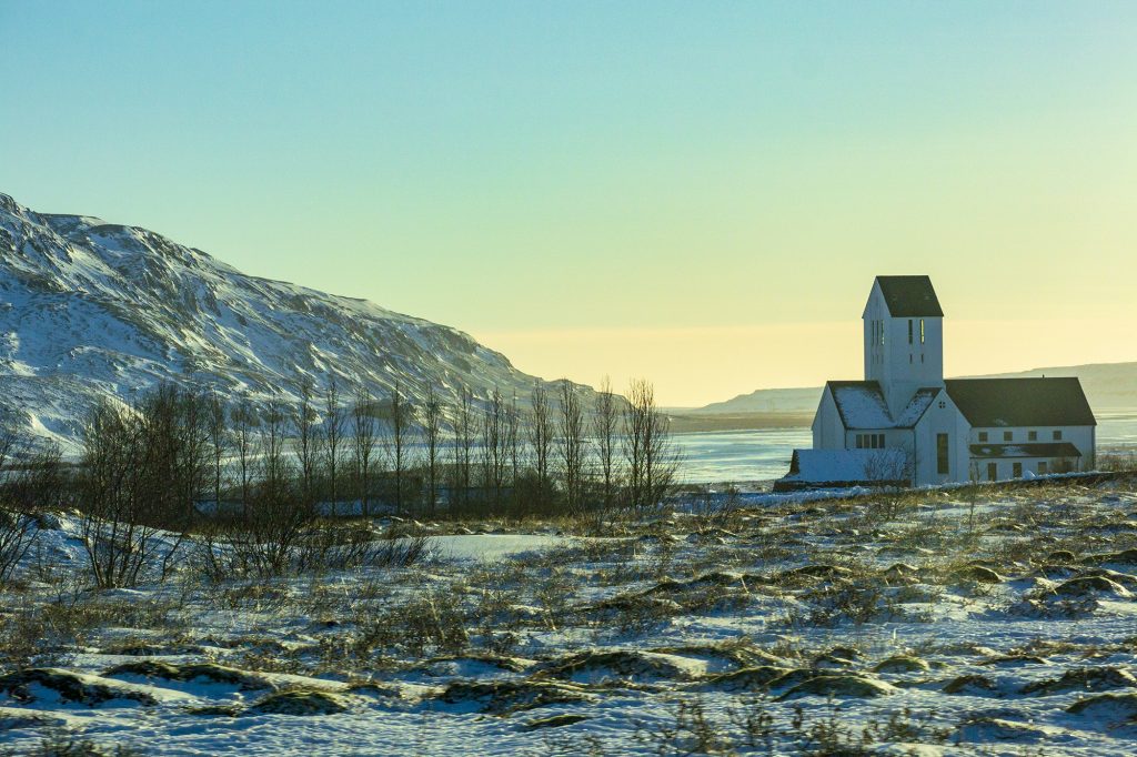 Beautiful church in Iceland