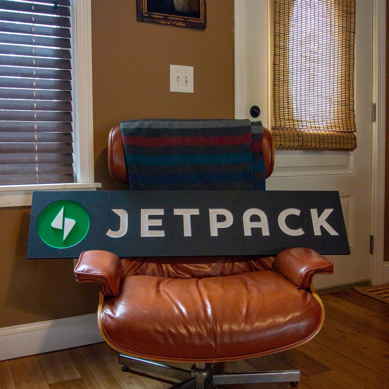 Vintage Jetpack Sign